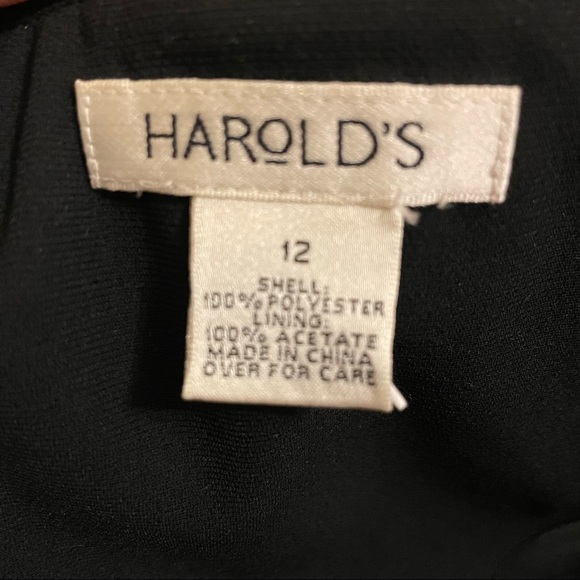 Harold's Suit Jacket with Velvet Lapel and Cuffs Black Size 12 - Picture 8 of 8
